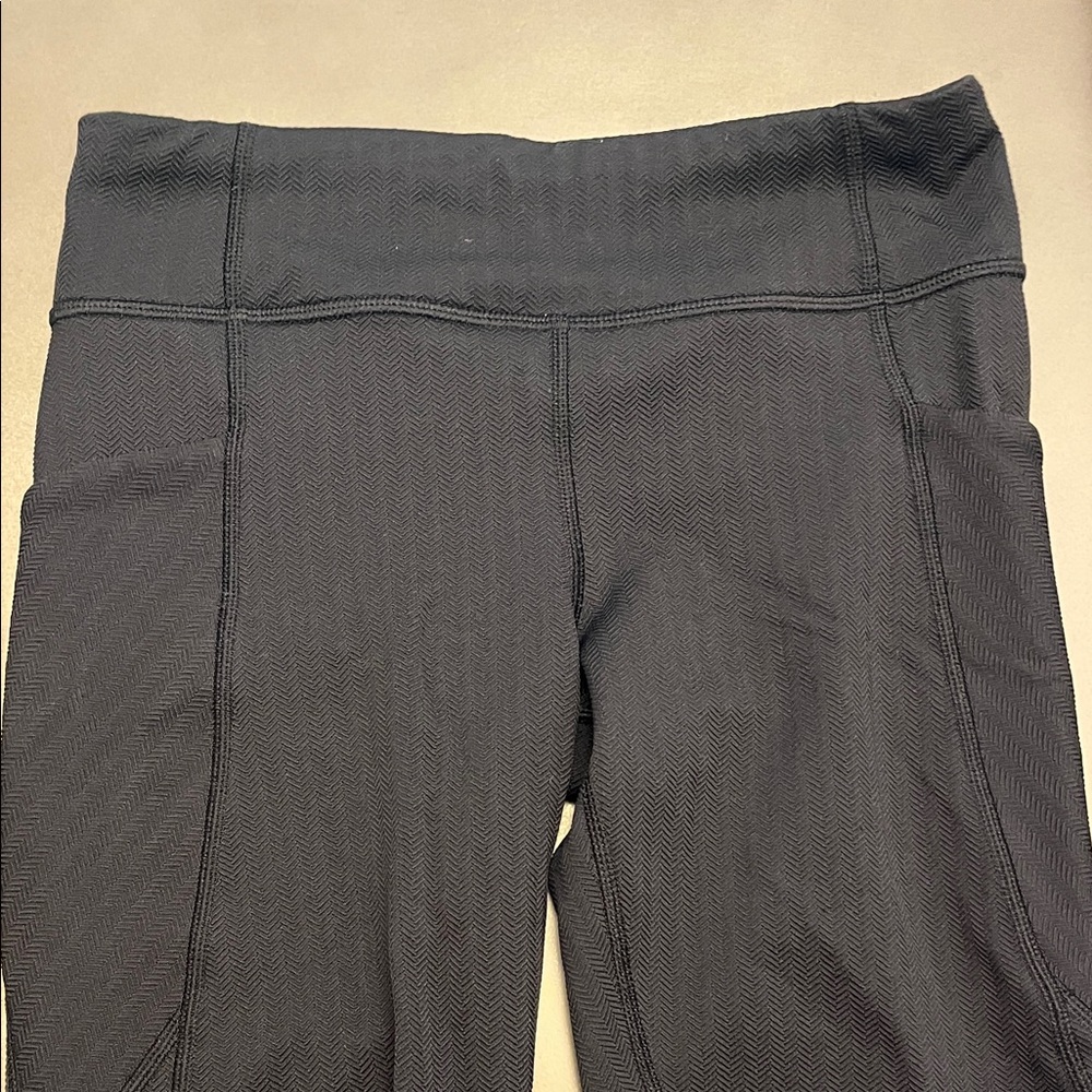 Athleta Girl L/12 leggings lot - Charcoal & Black Leggings - Picture 4 of 4